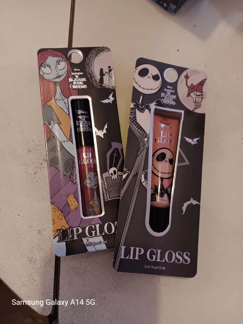 Disney The Nightmare Before Christmas Sally & Jack Lip Gloss Duo